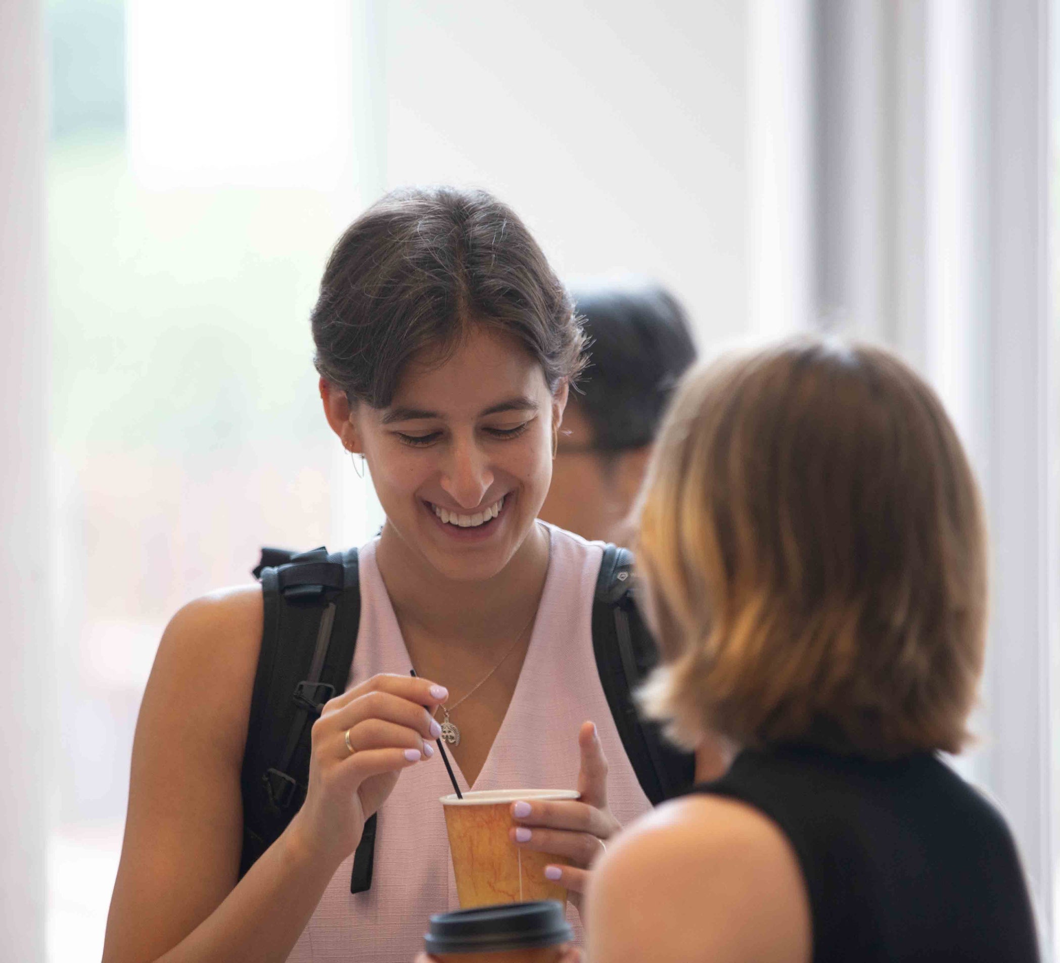 Photo of Student Conversation